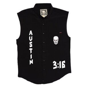 NWOT - Stone Cold "3:16" – KUNUFLEX Sleeveless Button Up Shirt - M